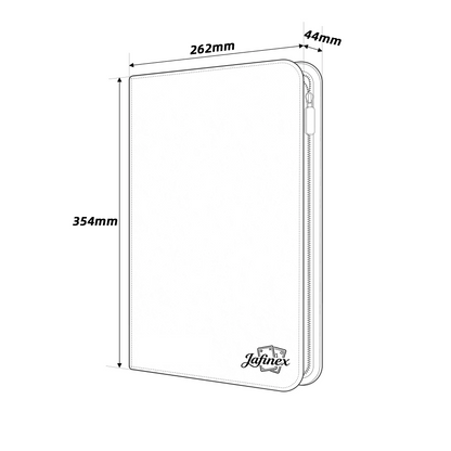Pastel Series - Zip Binder 9 Pockets